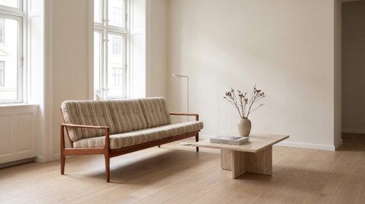 Vintage Teak Sofa 3-Seater MidCentury