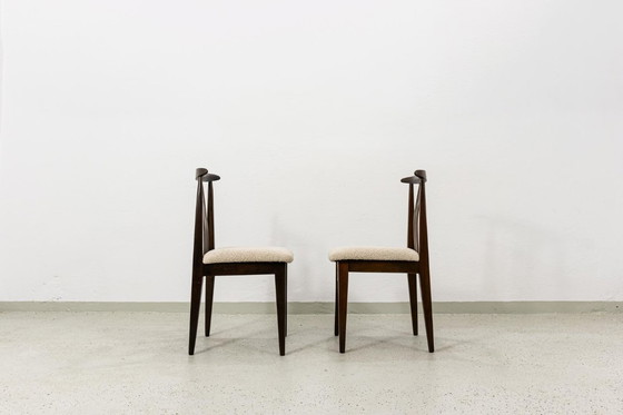 Image 1 of VENTE Ensemble de 4 chaises de salle à manger de M. Zieliński, années 1960