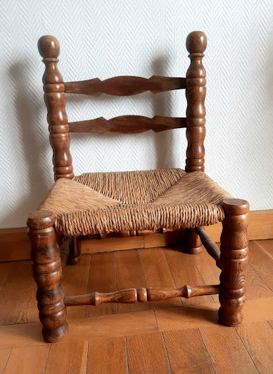 Sillón bajo de chimenea Dudouyt 1940