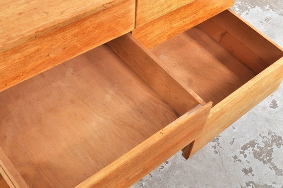 Image 1 of Vintage beukenhouten ladekast / dressoir jaren 50