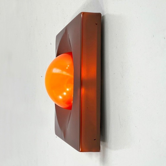 Image 1 of Bronze Space Age Wall Lamp, 1970s