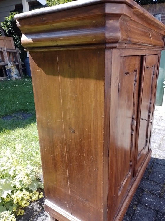 Image 1 of Magnifique meuble Biedermeier patiné