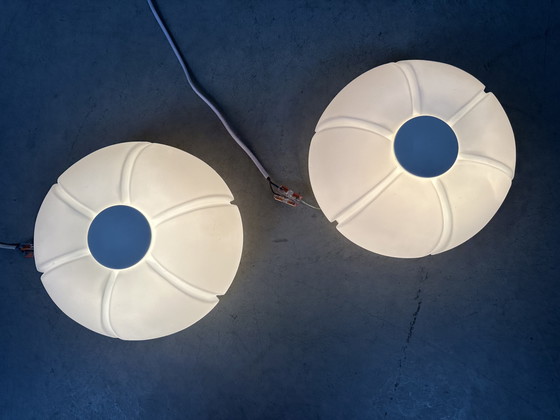 Image 1 of Lampada da soffitto opalina vintage - Glashütte Limburg