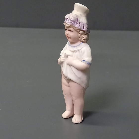 Image 1 of Victorian Bisque Porcelain Figurines - Set