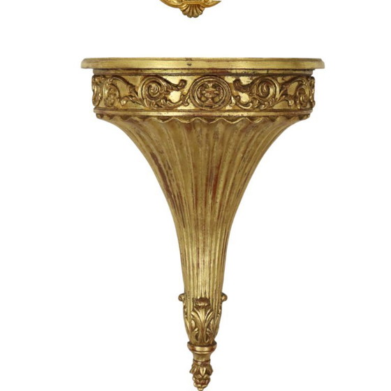 Image 1 of Vergulde Barok Stijl Spiegel Met Console