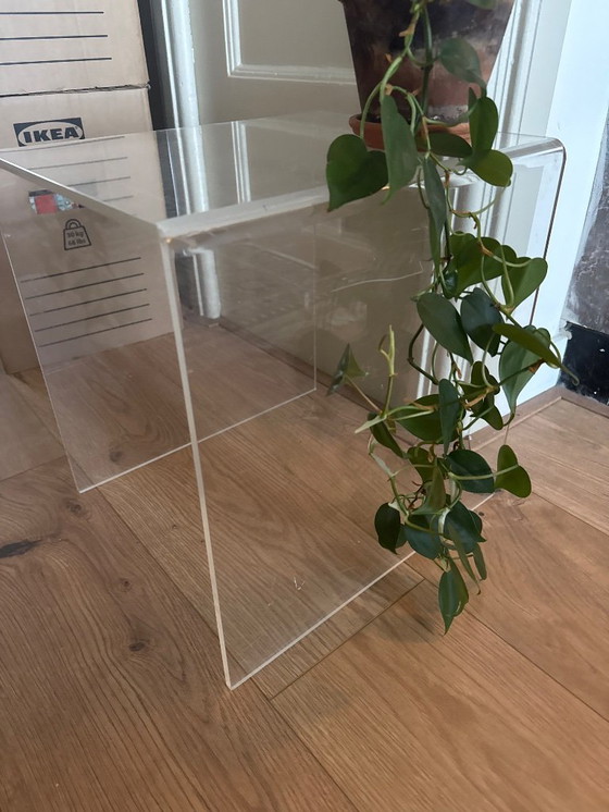 Image 1 of Plexiglass side table