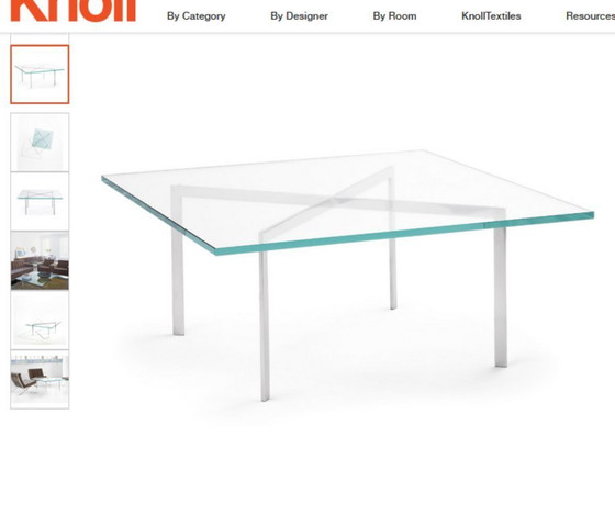 Image 1 of &quot;Tavolino da caffè Barcellona&quot; di Mies van der Rohe, progettato nel 1929 per Villa Tugendhat