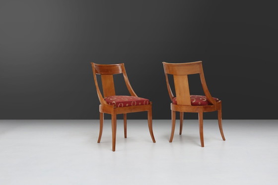 Image 1 of Napoleon Style Bedroom Set by De Coene, Set of 4