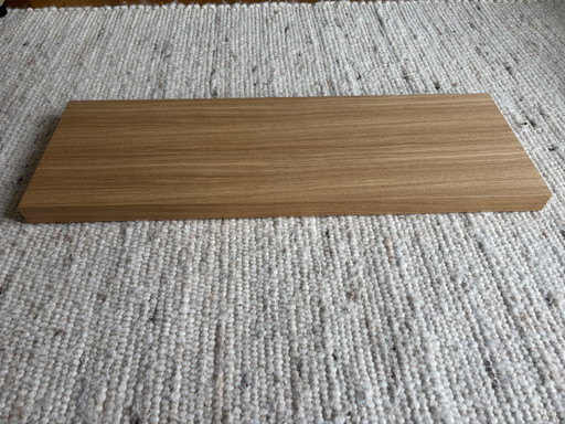 Estantería de pared de roble Pastoe *nueva* 80 x 27 x 4