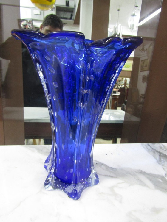 Image 1 of 1950s MURANO GLASS VASE