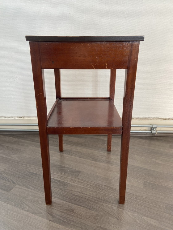 Table d’Appoint Ancienne Marquetée Style Directoire – Tables d'appoint, Wood (photo 9 of 10)