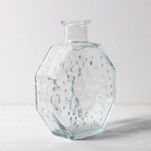 Mid-century Clear Stella Polaris Vase by Nanny Still for Riihimäki / Finland / 1967