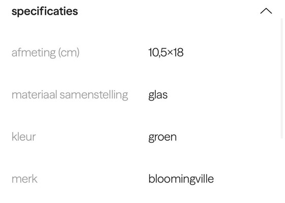 Image 1 of Vendo: portacandele verde Bloomingville Cisco