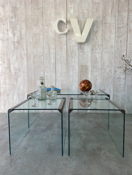 Set of 3 Galliotti & Radice coffee tables