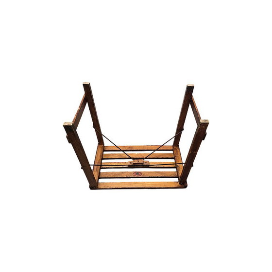 Oude Franse Visserskrukje van Eureka, Jaren 50/60 – Decoratieve objecten, Wood (photo 5 of 5)