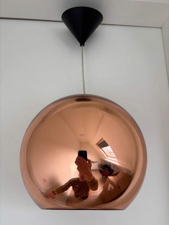 Image 1 of Twee Tom Tixon Bronze Hanglampen