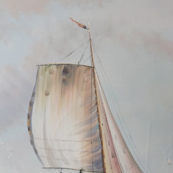 Image 1 of John Ambrose (1931–2010). Sailing Ships on the High Seas.