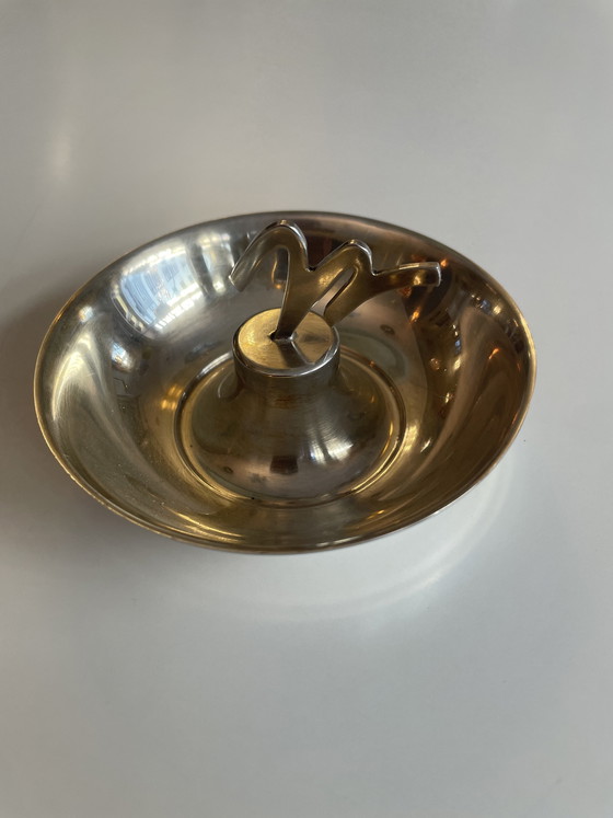 Image 1 of Schmuckschale aus Echtsilber von Gio Ponti für Pampaloni Italien 