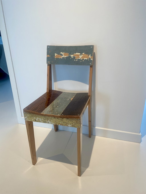 Piet Hein Eek eiken sloophouten stoel
