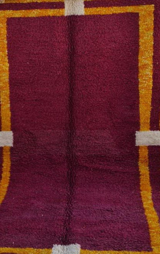 Alfombra bereber hecha a mano 💯 en lana natural 400x300 – Wool (photo 3 of 6)