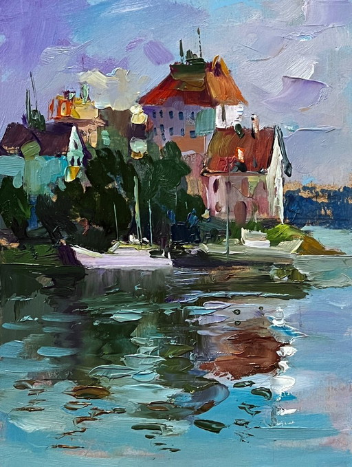 Maisons au bord de la rivière