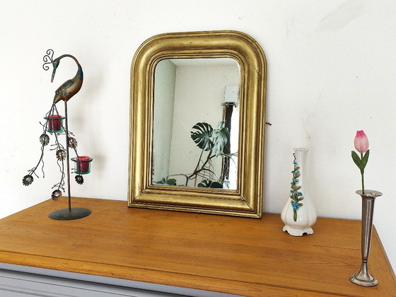 Antiker Louis-Philippe-Spiegel, 57 x 44 cm – Wood (photo 12 of 12)