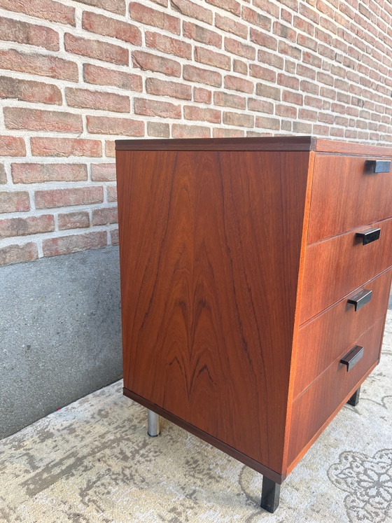 Image 1 of Vintage Made to Measure ladenkast met 4 laden door Cees Braakman voor Pastoe,