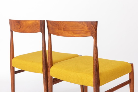 Paar Vintage Teak Eetkamerstoelen van Casala, nieuw gestoffeerd, Duitsland, jaren 60 – Textile (photo 6 of 11)