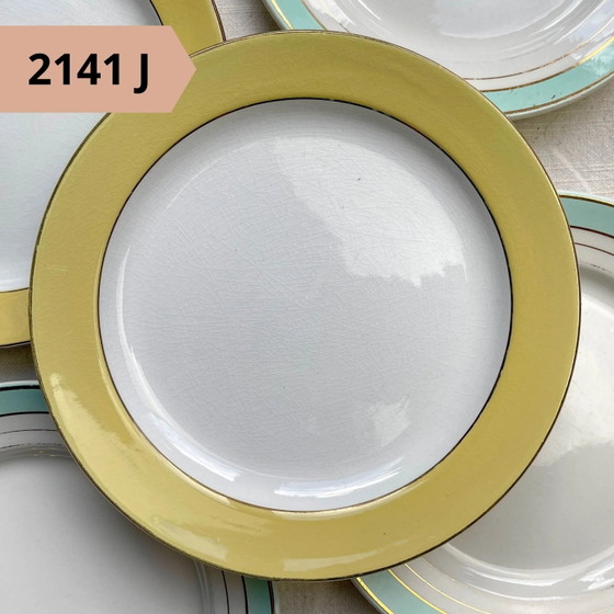 Petite Vintage Striped Plate, Single – Crockery, Retro (photo 2 of 6)