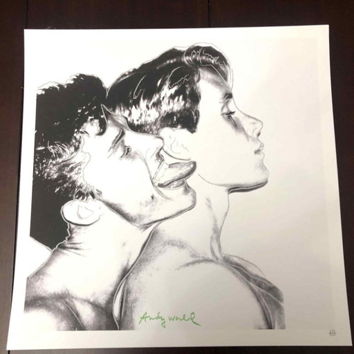 1990s After Andy Warhol "Querelle" Lithograph – lithos zeefdrukken, Paper