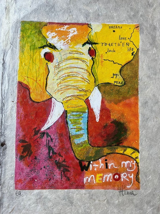 Image 1 of Silkscreen Himajuwita Pakun - Within My Memory