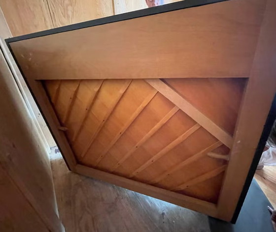 Rösler Klavier, schwarz, 123 cm, Hochglanz, inklusive Klavierhocker aus Leder – Wandschrank, Leather, Metal (photo 13 of 16)
