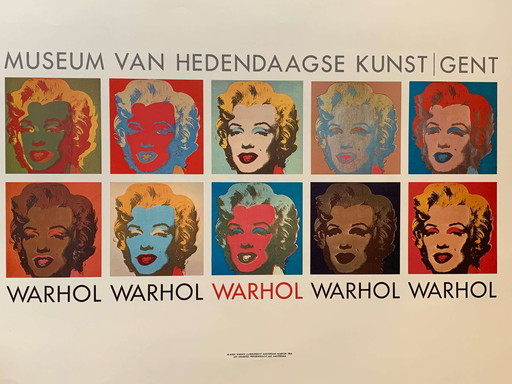 Poster Exhibition Andy Warhol, 70s