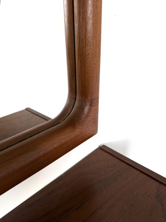 Image 1 of Miroir vintage en teck, Vildbjerg møbelfabrik '60