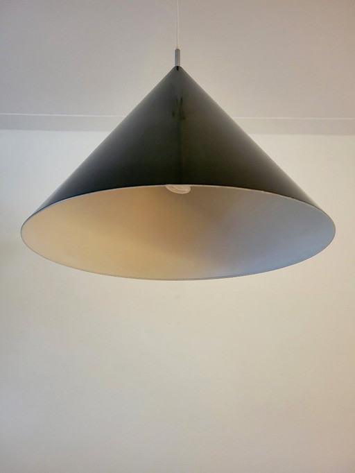 Vintage Deense XL "Biljard" hanglamp van louis Poulsen
