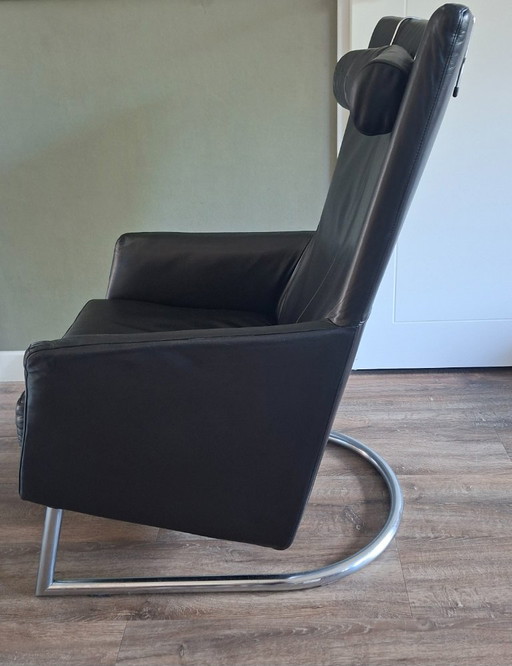 Sillón Montis Madonna. Diseñado por Gerad Van Den Berg. Diseño holandés – fauteuils, Leather, Metal (photo 2 of 11)