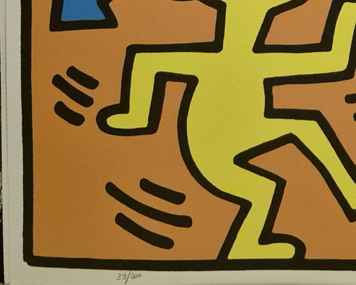 Keith Haring "Tanz 1991" 90x90 cm