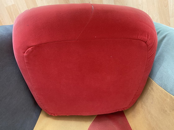 Image 1 of Javier Mariscal Sessel "Alexandra" Alcantara Leder Ontwerp