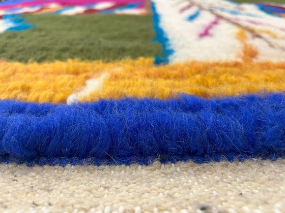 Image 1 of Berber Vloerkleed - 251 cm x 156 cm - gekleurde Wol