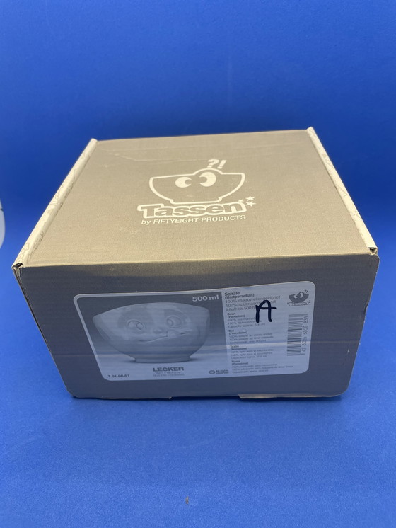 Image 1 of 2 porseleinen kommen met gezichten