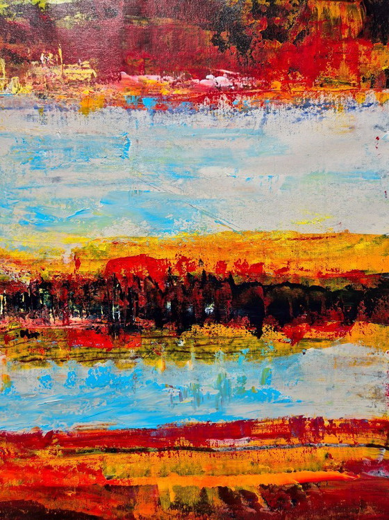 Image 1 of  Jovan Srijemac (1962) - Dutch landscape 