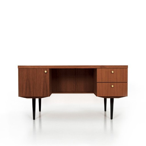 Bureau en chêne teinté teck - Astrid 1