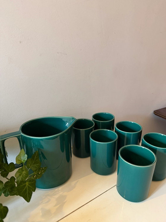 Celtic Ceramics Set di 6 Tazze con Brocca – Stoviglie, Mid Century Modern (photo 5 of 5)