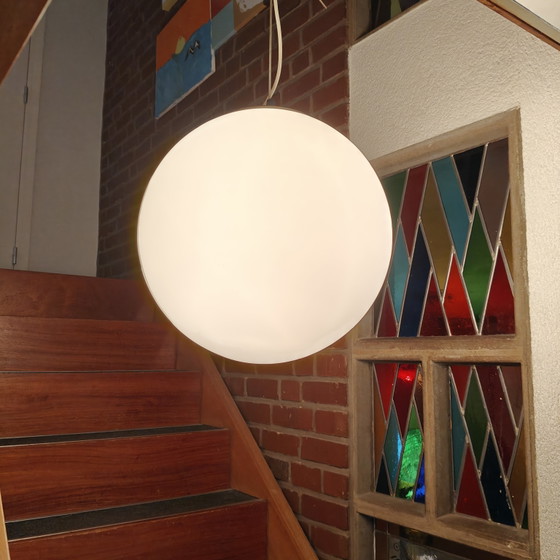 Image 1 of SIL LUX Opaline Glass Globe Pendant Lamp Ø36 cm