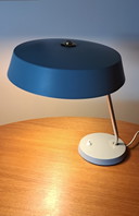 VEB Narva Leuchtenbau Table Lamps – Pair, “Stasi Lamp”, GDR, 1960s, Architect Grey