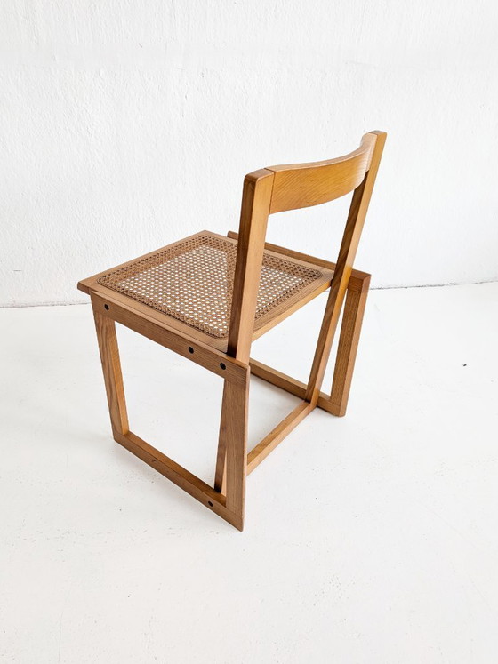 Image 1 of Escritorio y sillón a juego de mediados de siglo, diseñados por Derk Jan De Vries en la década de 1970.