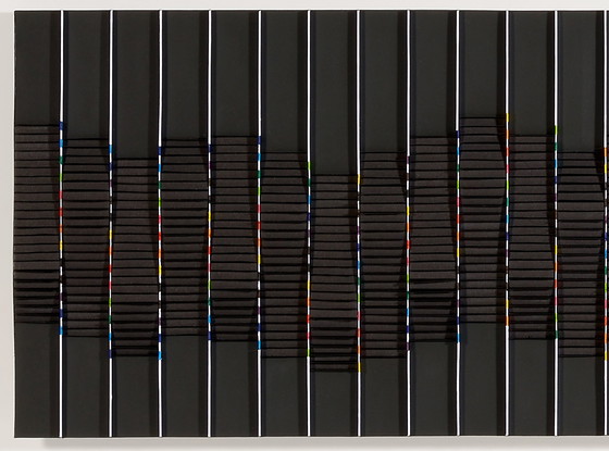 Image 1 of Black Wavy Headband Françoise Luciani