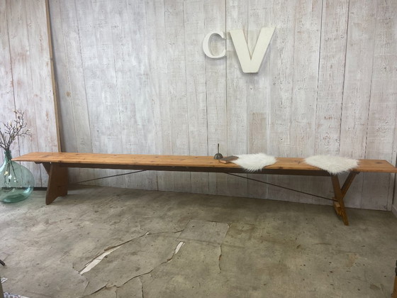 Image 1 of Coppia di panche da fattoria (330 cm)