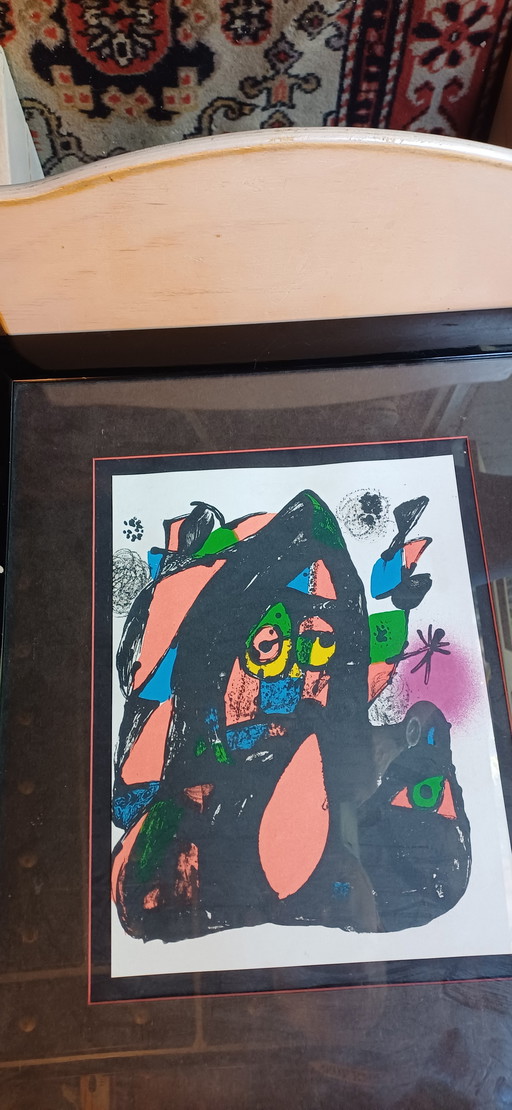 Originele litho van Joan Miro, " lithographs Miro IV