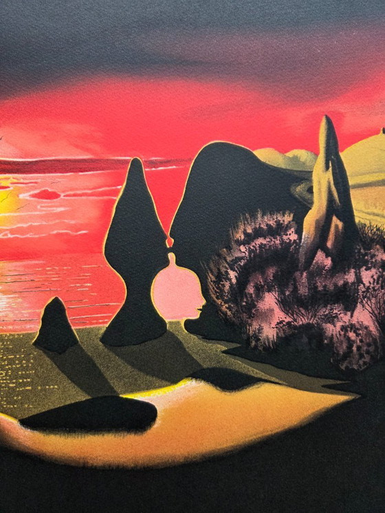 Image 1 of Degans Xavier (1949-) - Lithografie, proefdruk van de kunstenaar (ref 4122-2)